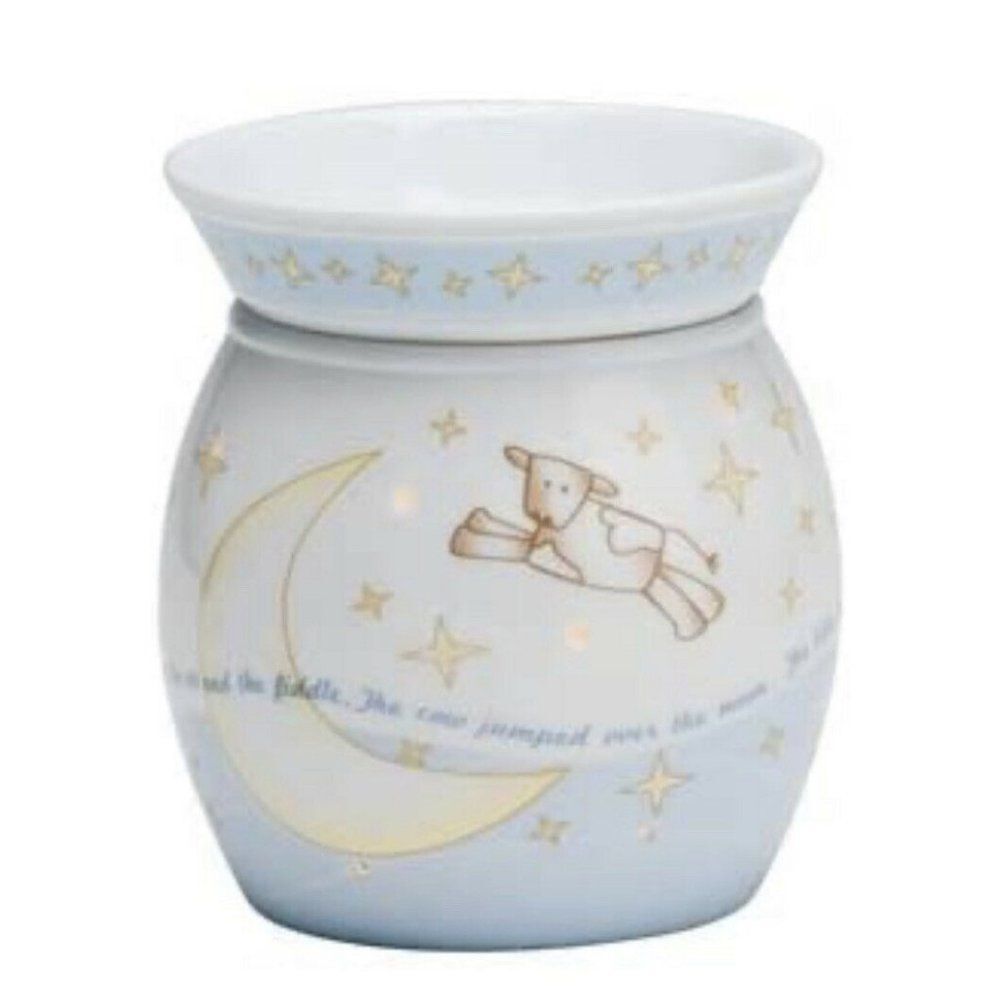 SCENTSY Mid Size Wax Warmer Night Light OVER THE MOON Newborn Nursery Baby